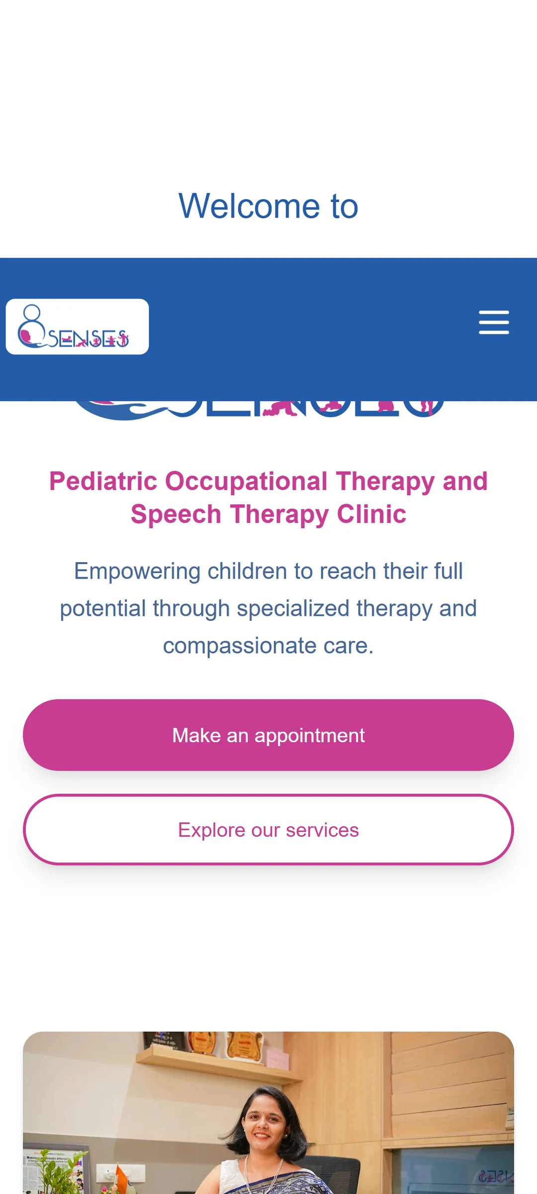 8 Senses Clinic Mobile View